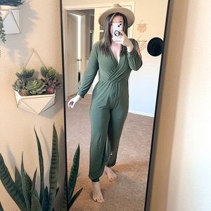 Olive Green Jumpsuit